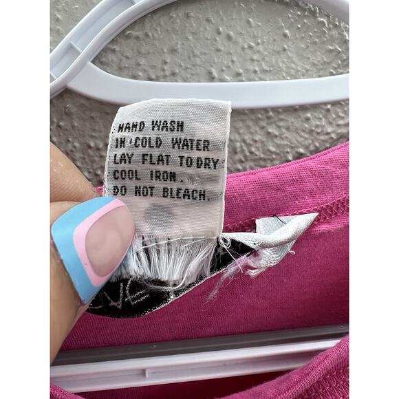 Womens Michael Carrie Shirt Size Small Pink Short Sleeve - Picture 7 of 12